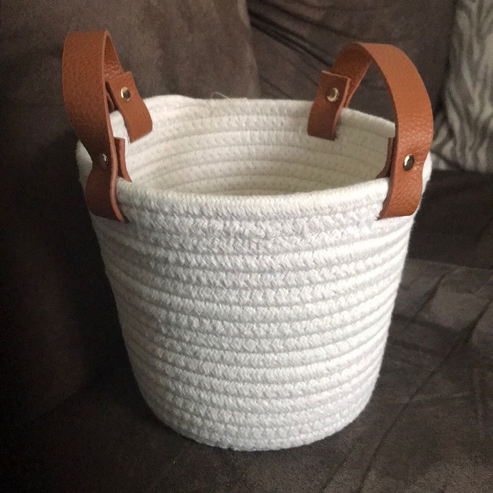 adorable bohemian mini rope nesting basket🧡